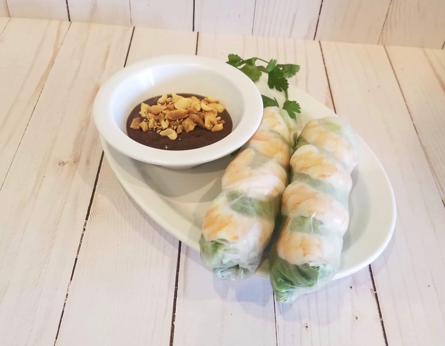 Order Fresh Spring Rolls with Shrimp food online from V-Nam Pho store, Surprise on bringmethat.com