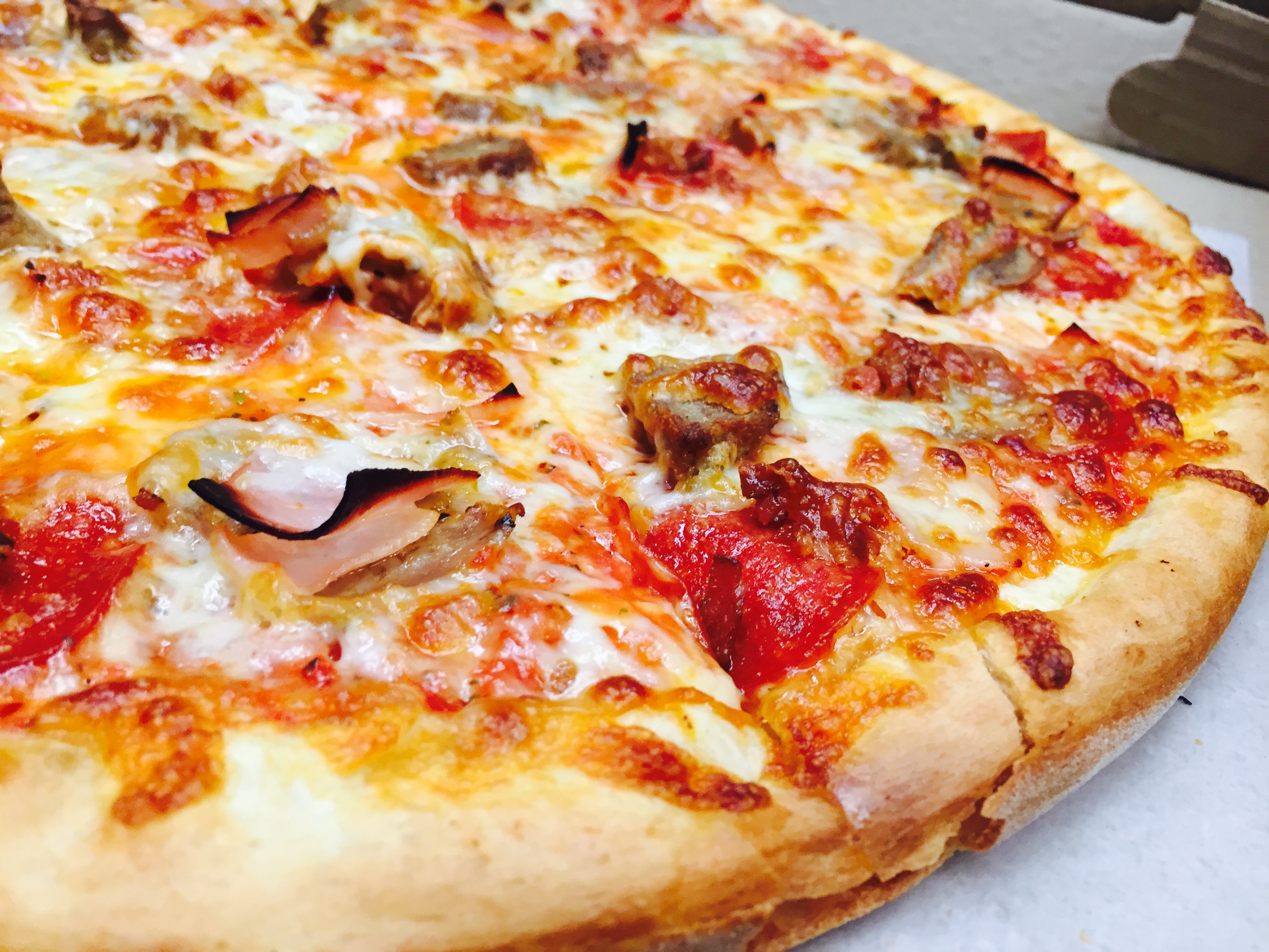 Order Meat Lovers Pizza food online from Gusto Pizza store, Delmar on bringmethat.com