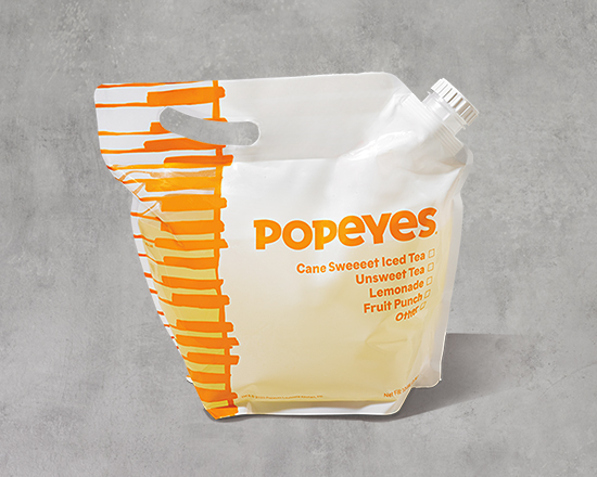 Order 1/2 Gallon Chilled Premium Lemonade food online from Popeyes store, Raleigh on bringmethat.com