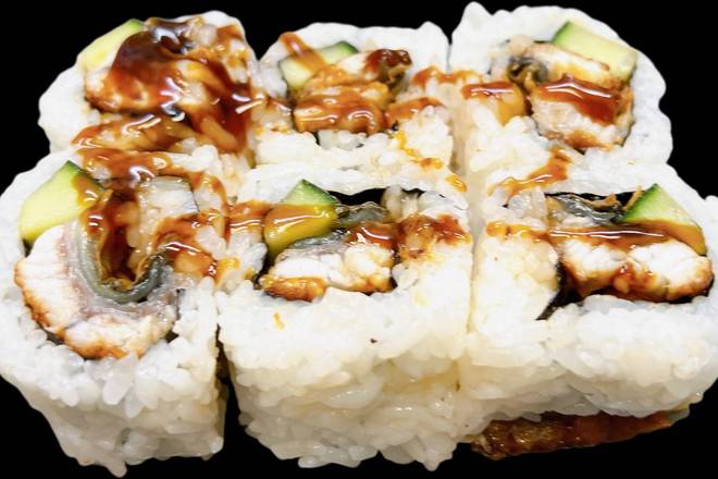 Order BBQ Eel Roll food online from Oishi Teriyaki & Sushi store, Paramount on bringmethat.com