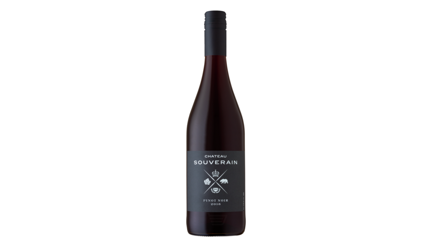 Order Chateau Souverain Pinot Noir 750ml Bottle food online from Robert Market store, Los Angeles on bringmethat.com