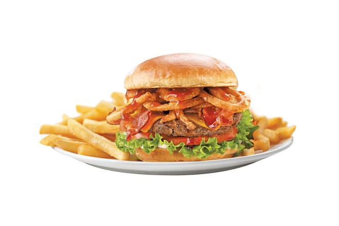 Order Honey BBQ Burger food online from Friendly's store, Brookdale on bringmethat.com