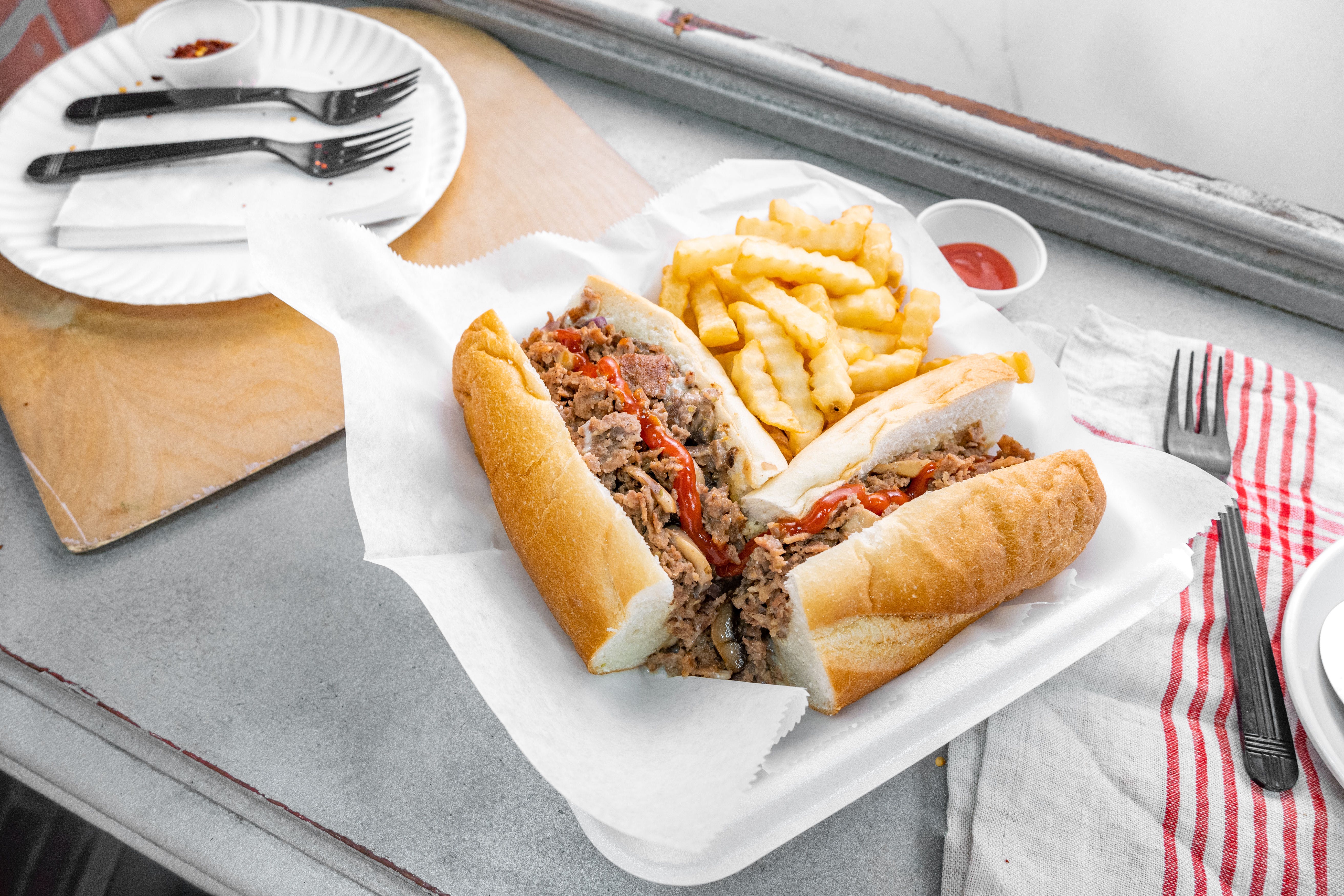 Order Cheese Steak Special - Special food online from Love Park Pizza & Chicken store, Philadelphia on bringmethat.com