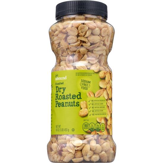 Order Gold Emblem Abound Unsalted Dry Roasted Peanuts, 16 OZ food online from CVS store, ORO VALLEY on bringmethat.com