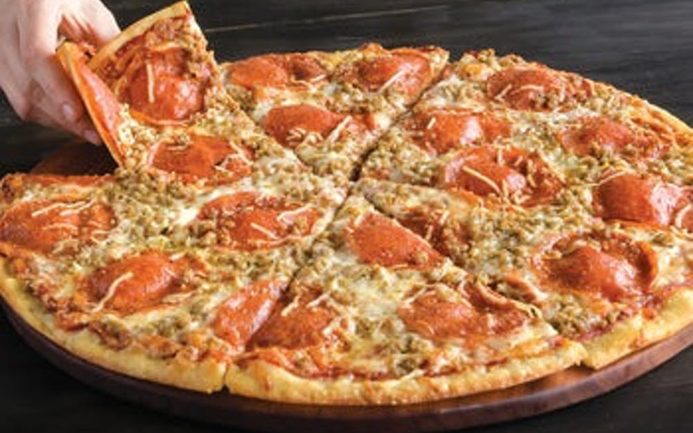 Order XLNY Giant Pepperoni & Ground Sausage Pizza Special - Special food online from Papa Murphy store, Casa Grande on bringmethat.com