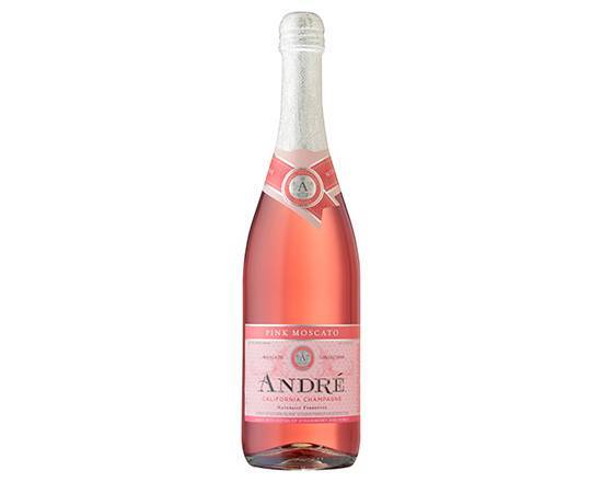 Order Andre Pink Moscato, 750mL champagne (9.5% ABV) food online from Signal Liquor store, Signal Hill on bringmethat.com