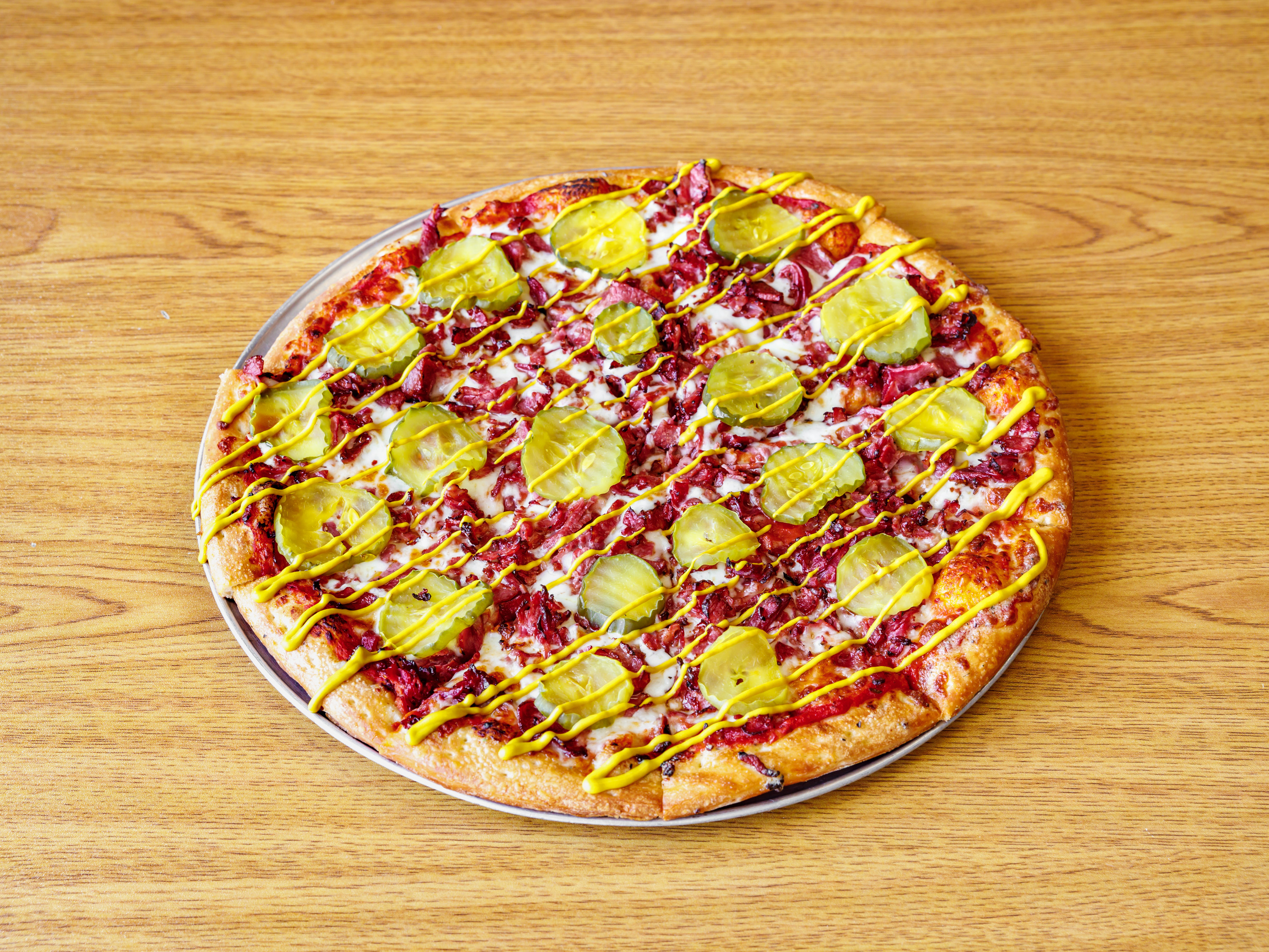 Order Pastrami Pizza food online from Combo's Pizza store, Fullerton on bringmethat.com