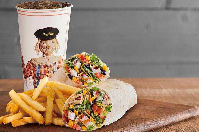 Order Southwest Chicken Wrap Combo food online from Farmer Boys store, Irwindale on bringmethat.com