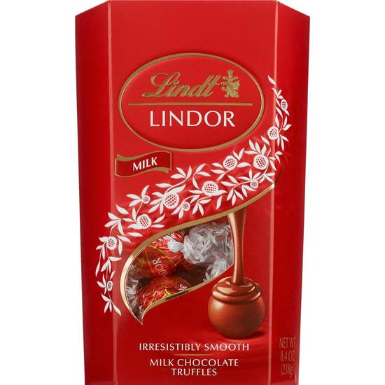 Order Lindt LINDOR Milk Chocolate Truffles Cornet Box, 8.4 oz. food online from Cvs store, SARATOGA on bringmethat.com