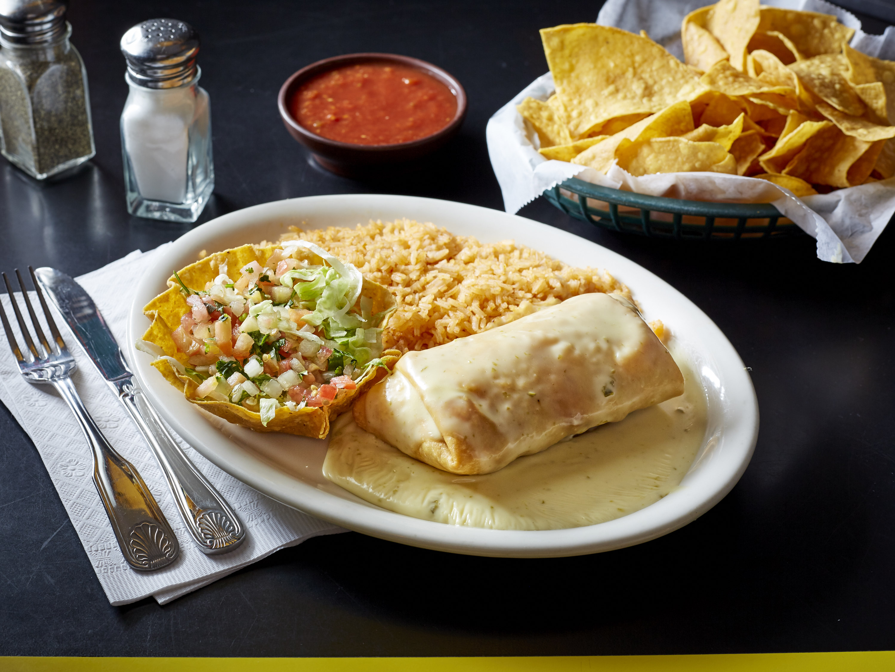 Order Chimichanga food online from Lalito Mexican Bar & Grill store, Suwanee on bringmethat.com