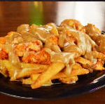 Order Loaded Buffalo Fries food online from Hero Sports Grill store, Bangor on bringmethat.com