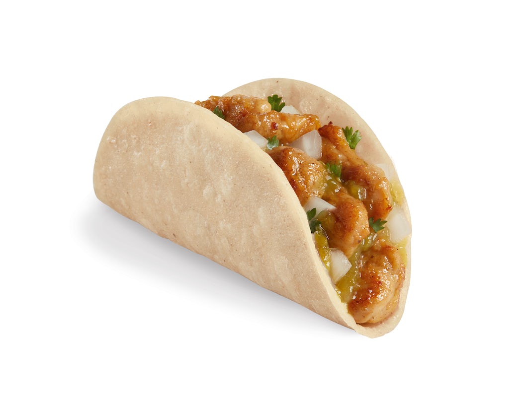 Order Chicken Taco Del Carbon food online from Del Taco store, Palm Desert on bringmethat.com