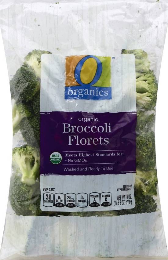 Order O Organics · Organic Broccoli Florets (18 oz) food online from Albertsons store, Eugene on bringmethat.com
