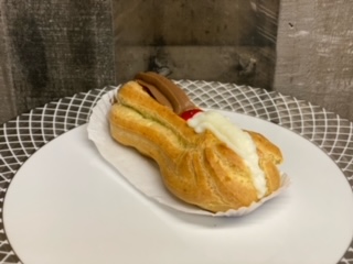 Order 1/2 and 1/2 Eclair food online from Disorbo Bakery store, Hamden on bringmethat.com