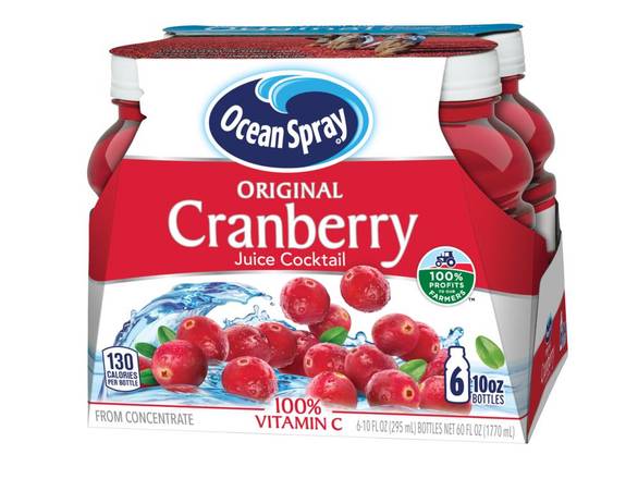 Order Ocean Spray Cranberry Juice Cocktail (6 ct) food online from Rite Aid store, Hemet on bringmethat.com