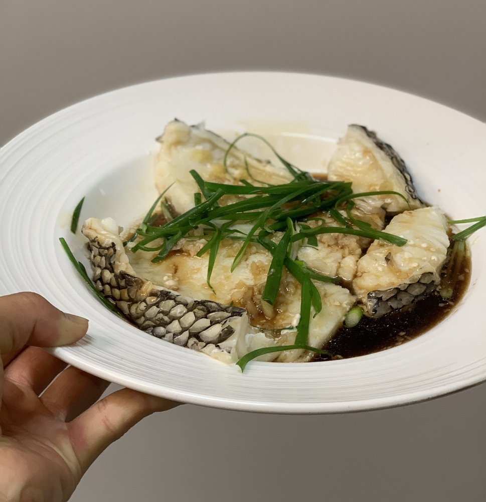 Order Steamed Shiitake Sea Bass food online from Golden Crab House store, San Francisco on bringmethat.com