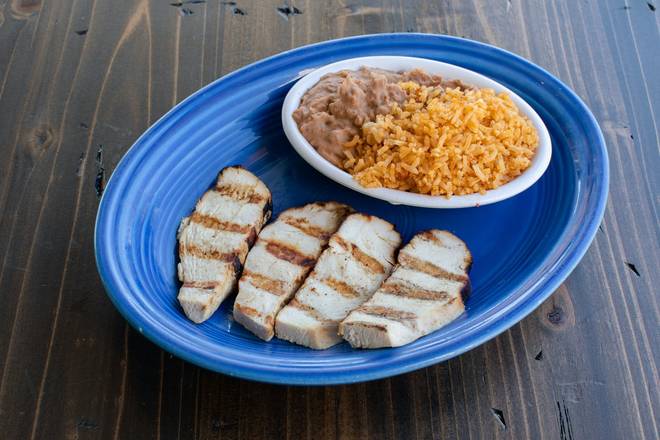 Order Kids Grilled Chicken food online from Blue Goose Cantina store, Mckinney on bringmethat.com