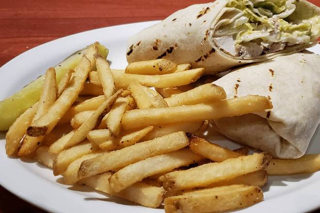Order Chicken Caesar Wrap food online from Anchor Bar and Restaurant store, Round Rock on bringmethat.com