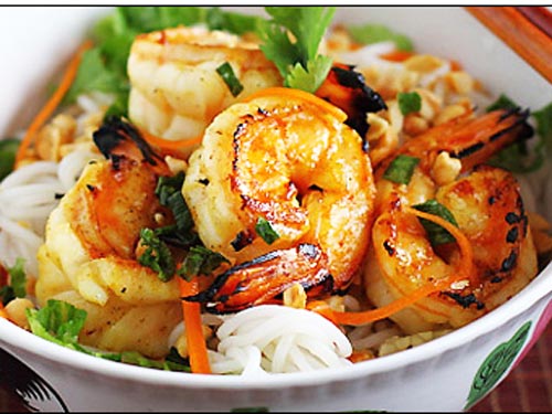 Order Garlic Shrimp Bowl food online from Hello Vietnam Pho&Roll store, Scottsdale on bringmethat.com