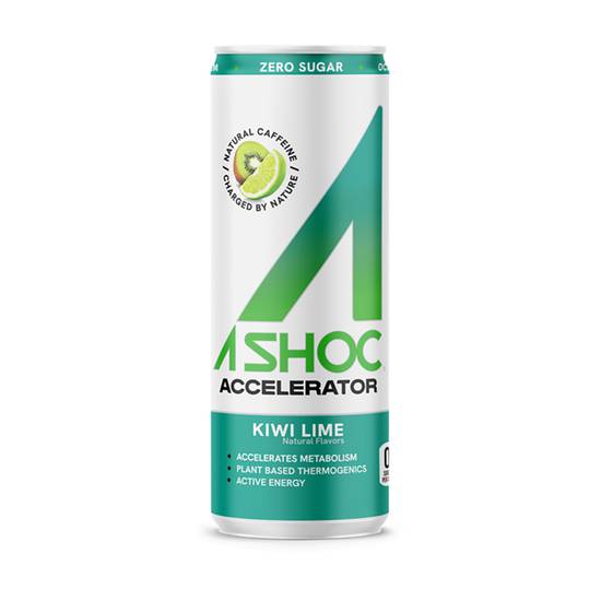 Order A Shoc Accelerator Zero Sugar Energy Drink Kiwi Lime (12 oz) food online from Rite Aid store, NEW BEDFORD on bringmethat.com