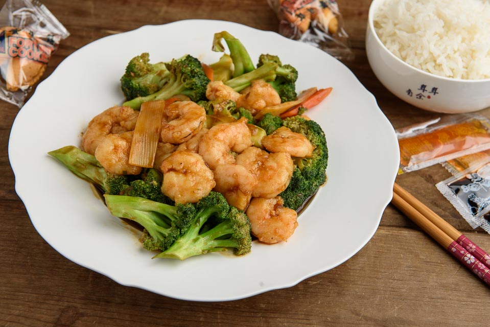 Order S8. Shrimp with Broccoli food online from Jade Buddha Restaurant store, Jefferson on bringmethat.com