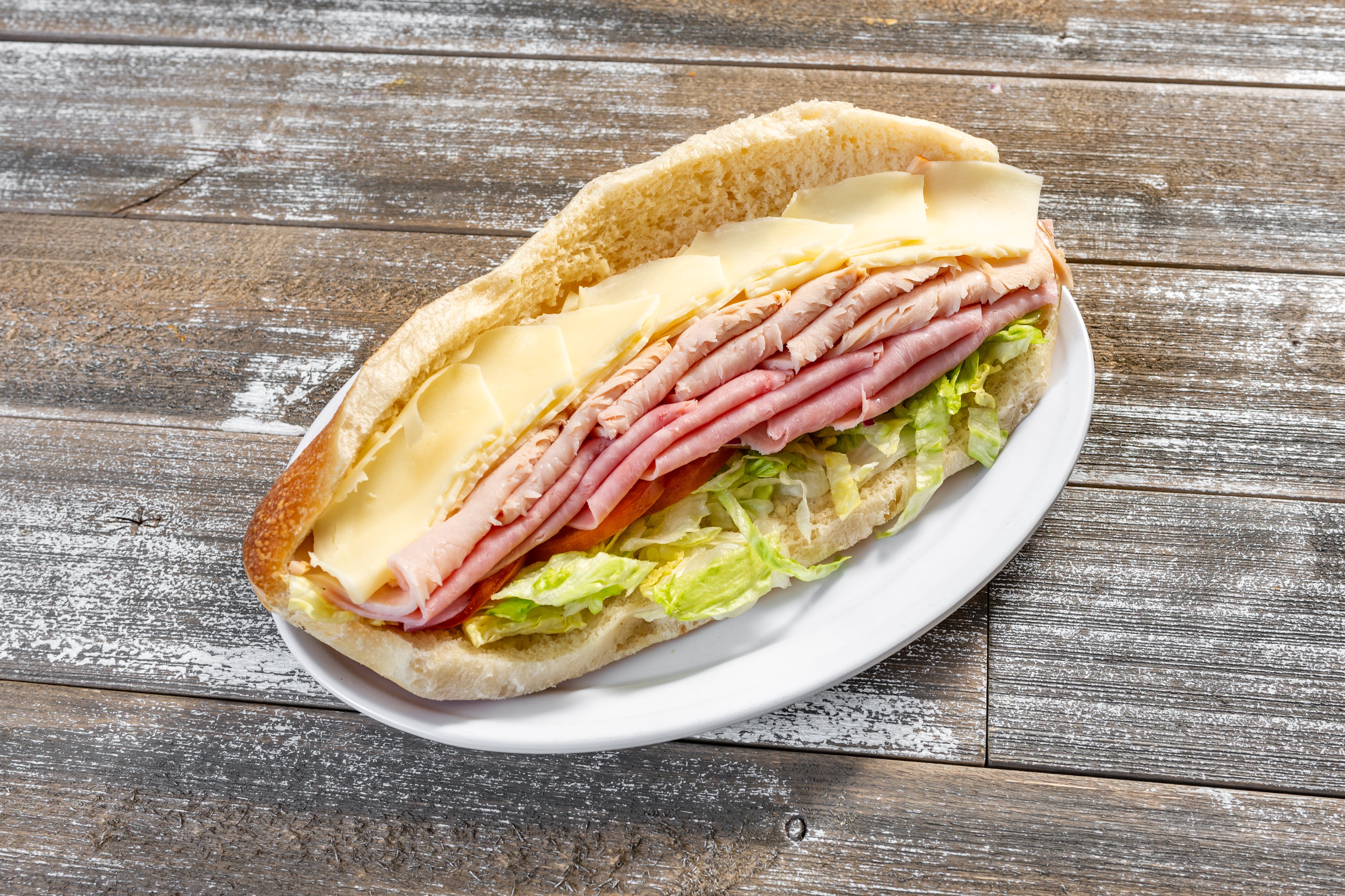 Order Turkey Hoagie - Small food online from Amato Pizza & Family Restaurant store, Northumberland on bringmethat.com