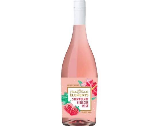 Order CHATEAU STE. MICHELLE ELEMENTS STRAWBERRY HIBISCUS FLAVORED WINE food online from House Of Wine store, New Rochelle on bringmethat.com