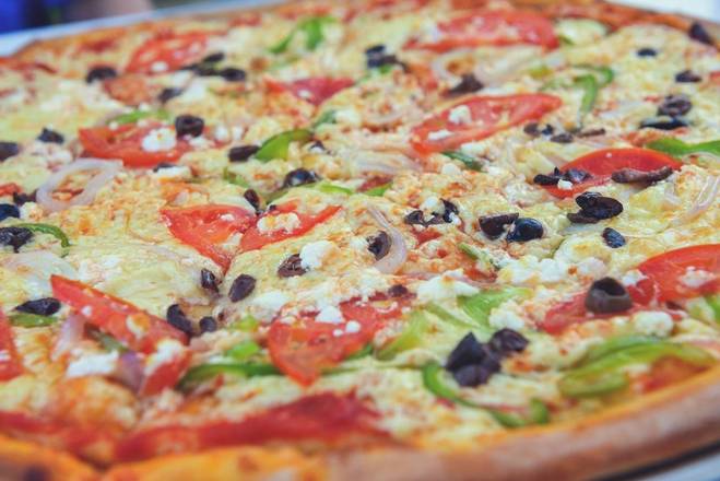 Order Greek Pizza food online from Pizza Fino - S. Fry Rd. store, Katy on bringmethat.com