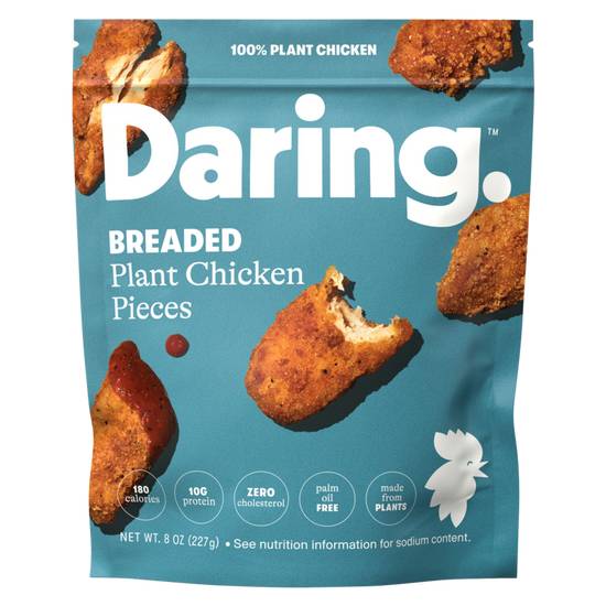 Order Daring Frozen Original Breaded Plant-Based Pieces 8oz food online from Everyday Needs by Gopuff store, Las Vegas on bringmethat.com
