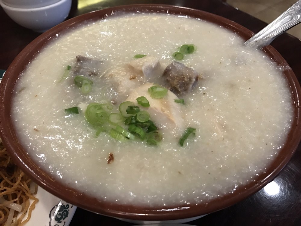 Order Congee w/ Roast Duck & Chicken / 雞鴨粥 food online from Sam Woo Bbq store, San Gabriel on bringmethat.com