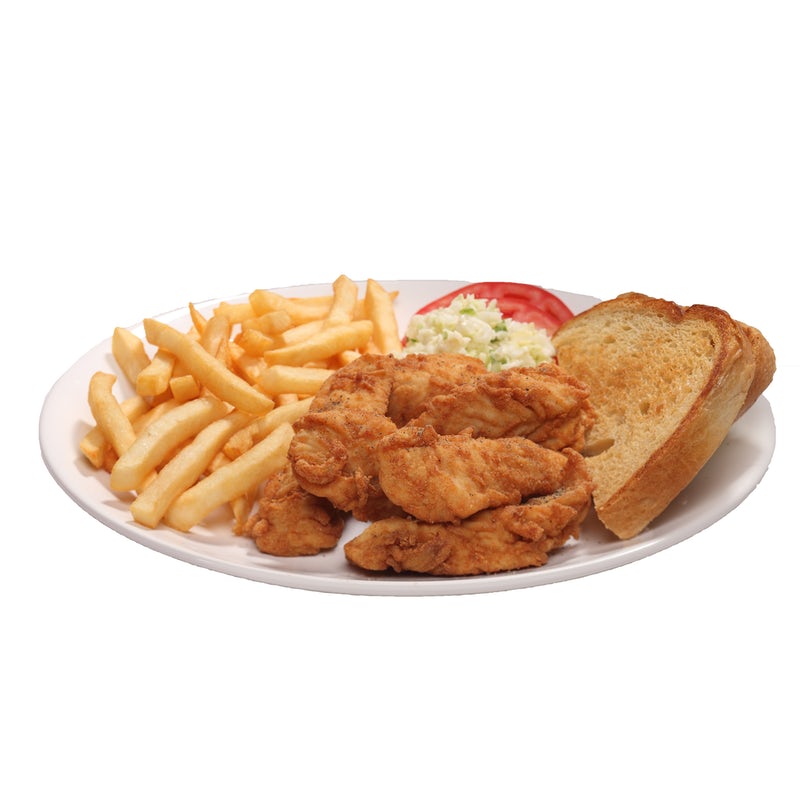Order 6 Hand-Breaded Tender Platter food online from Hwy 55 Burgers Shakes & Fries store, Spring Hill on bringmethat.com