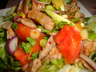 Order 11. Beef Salad food online from Nine & Nine Thai Kitchen store, Pasadena on bringmethat.com