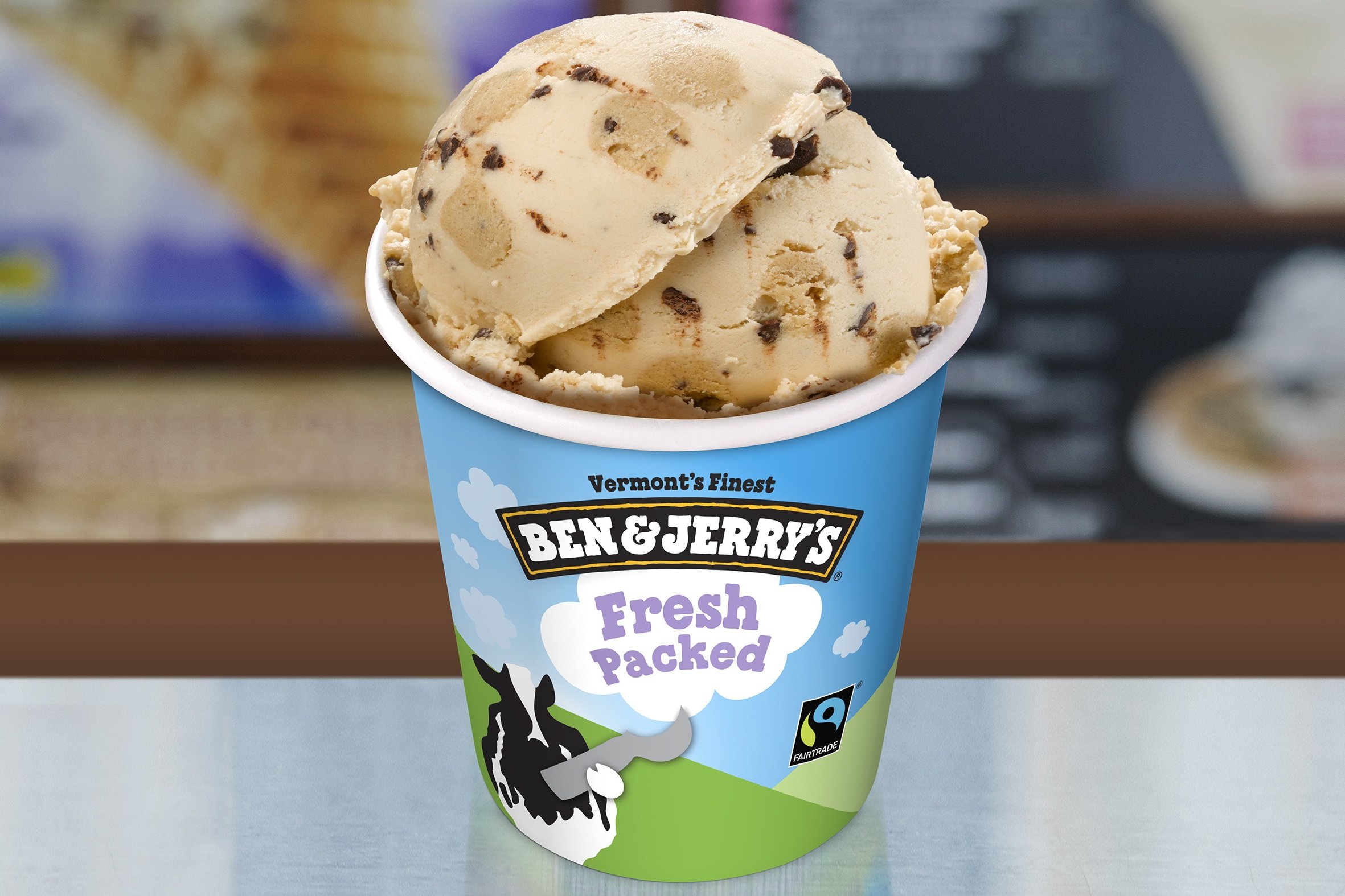 Order Chocolate Chip Cookie Dough Non-Dairy food online from Ben & Jerry's store, Plano on bringmethat.com