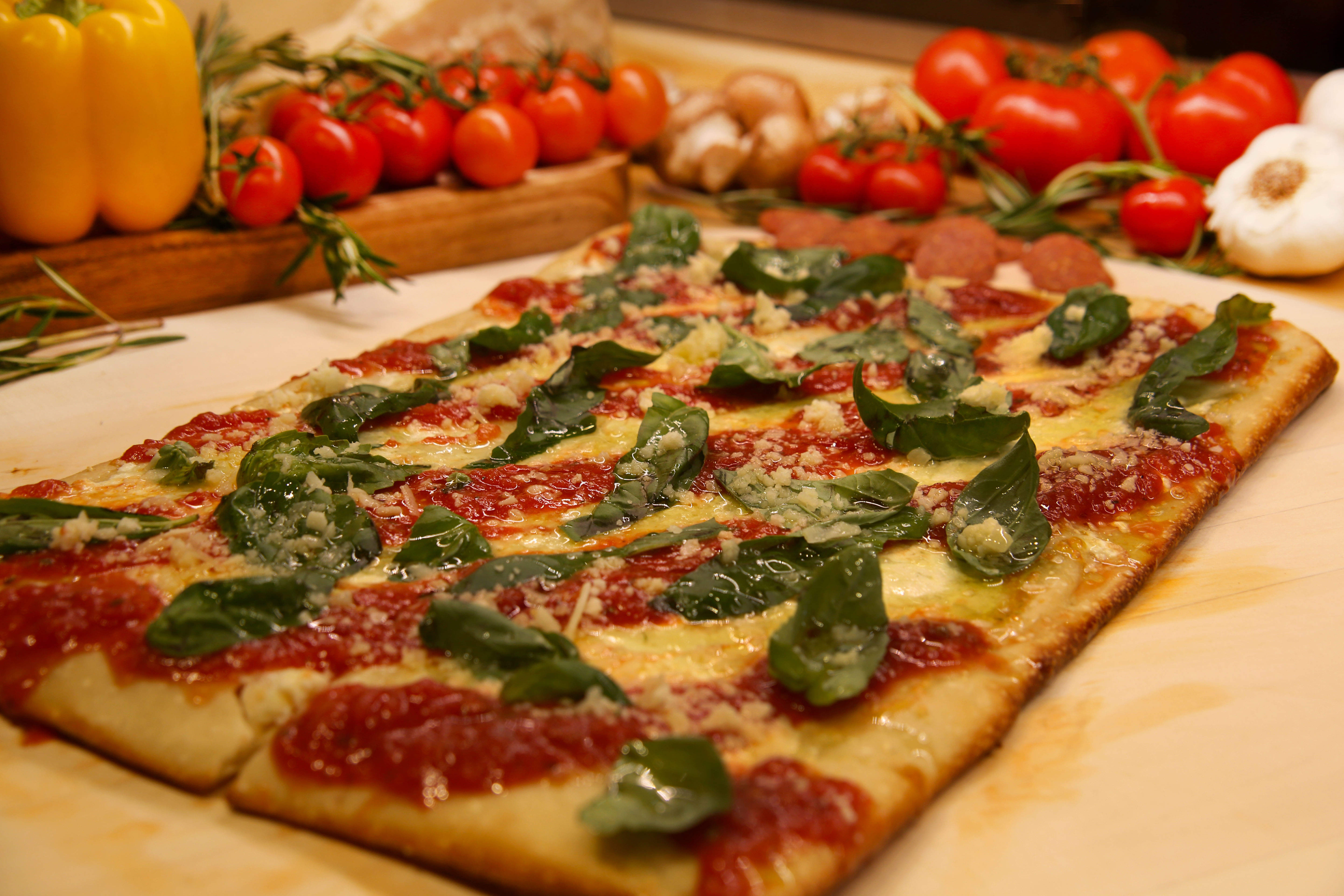 Order Margherita Pesto food online from Champion Pizza store, Astoria on bringmethat.com