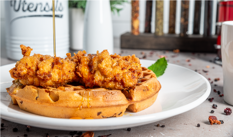Order *Chicken & Waffle food online from Eggsperience Irving Park store, Chicago on bringmethat.com