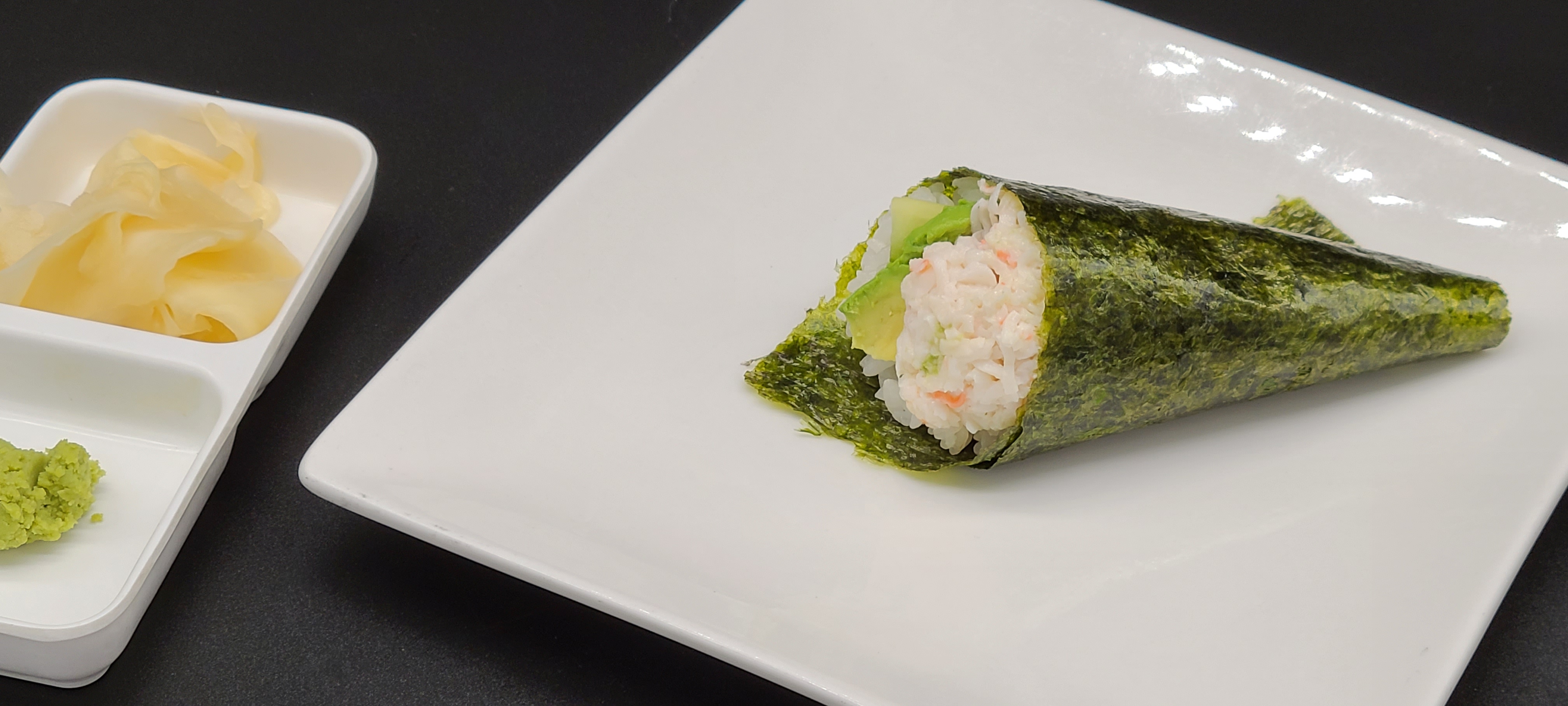 Order H2. California Hand Roll food online from Hello Sushi store, Fullerton on bringmethat.com