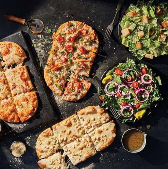 Order 3 Flatbread Pizza Family Feast food online from Panera Bread store, Englewood on bringmethat.com