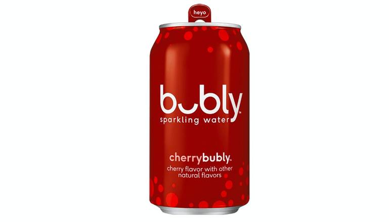 Order Bubly Cherry Sparkling Water food online from Pokeworks store, Providence on bringmethat.com