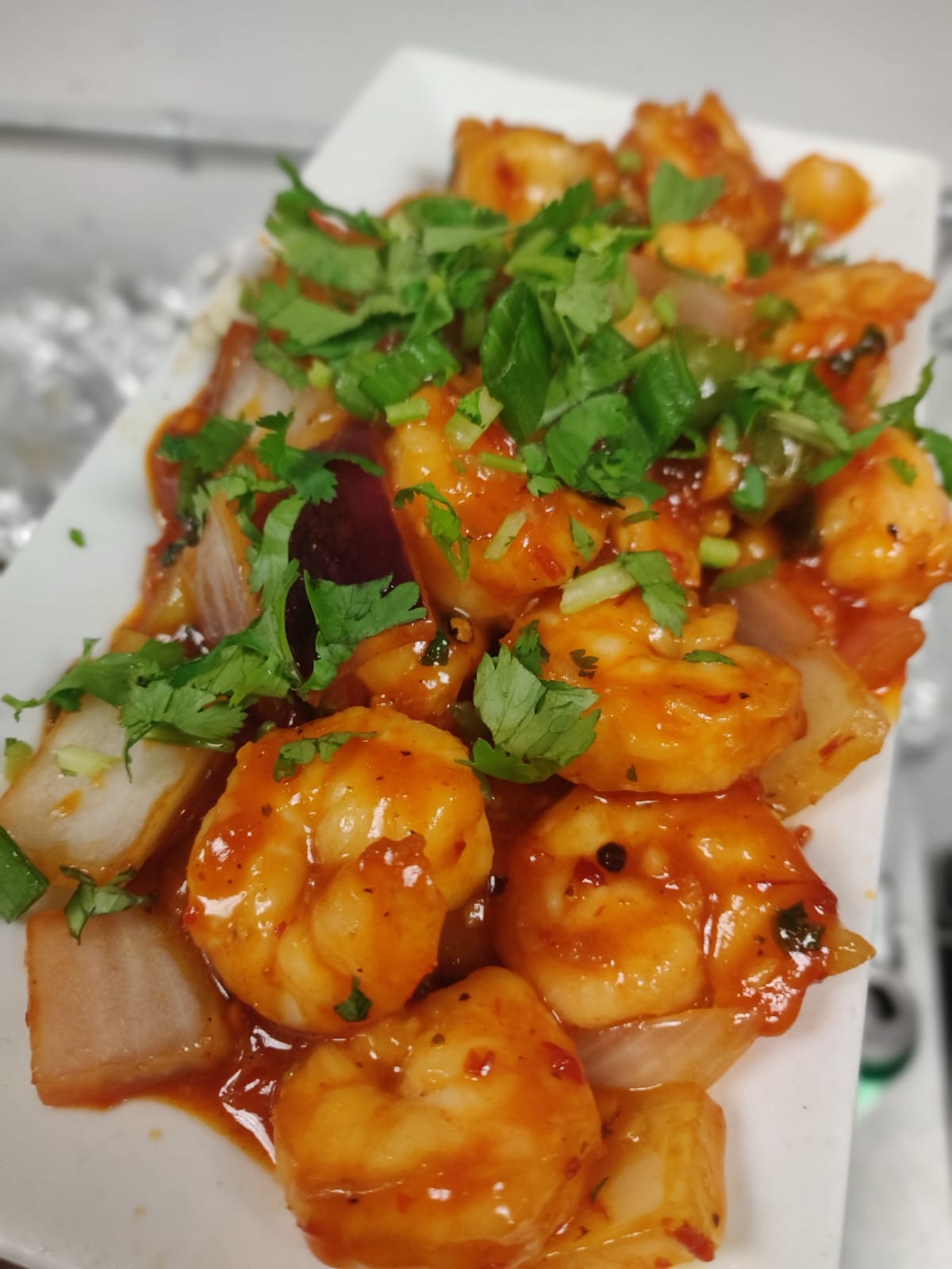 Order Chili Shrimp food online from Hyderabad Biryani House store, Rochester on bringmethat.com