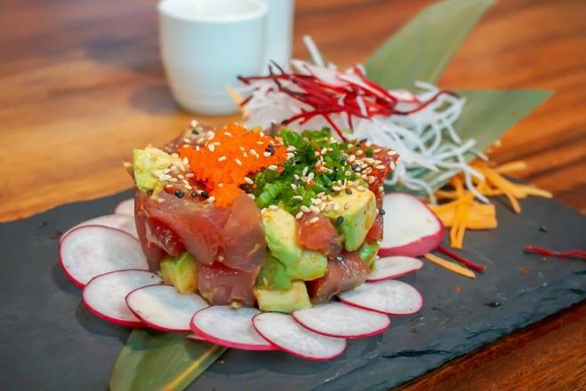 Order TUNA TARTAR food online from Sushi Sake store, Key Largo on bringmethat.com