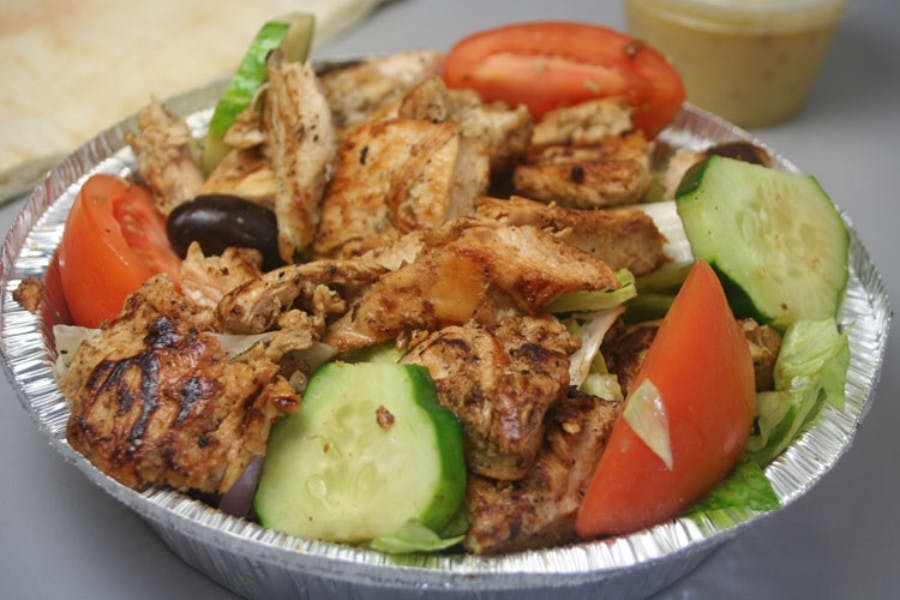 Order Grilled Chicken Salad - Salad food online from Abington House of Pizza store, Abington on bringmethat.com