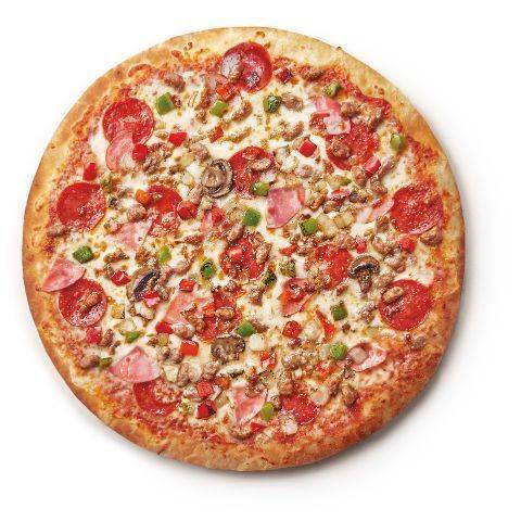 Order Large Pizza - 7 Meat + Fire Roasted Veggies food online from 7-Eleven store, Del Mar on bringmethat.com