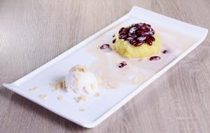 Order Red Bean over Sweet Sticky Rice and Coconut Ice Cream food online from Golden Triangle Cuisine store, Los Gatos on bringmethat.com