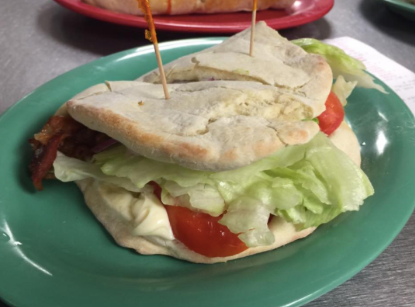 Order BLT Folded Sandwich food online from Fuzzy Restaurant store, Saginaw on bringmethat.com