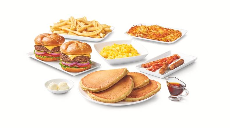 Order  Breakfast and Cheeseburger Combo Pack  food online from Denny store, Fairfield on bringmethat.com