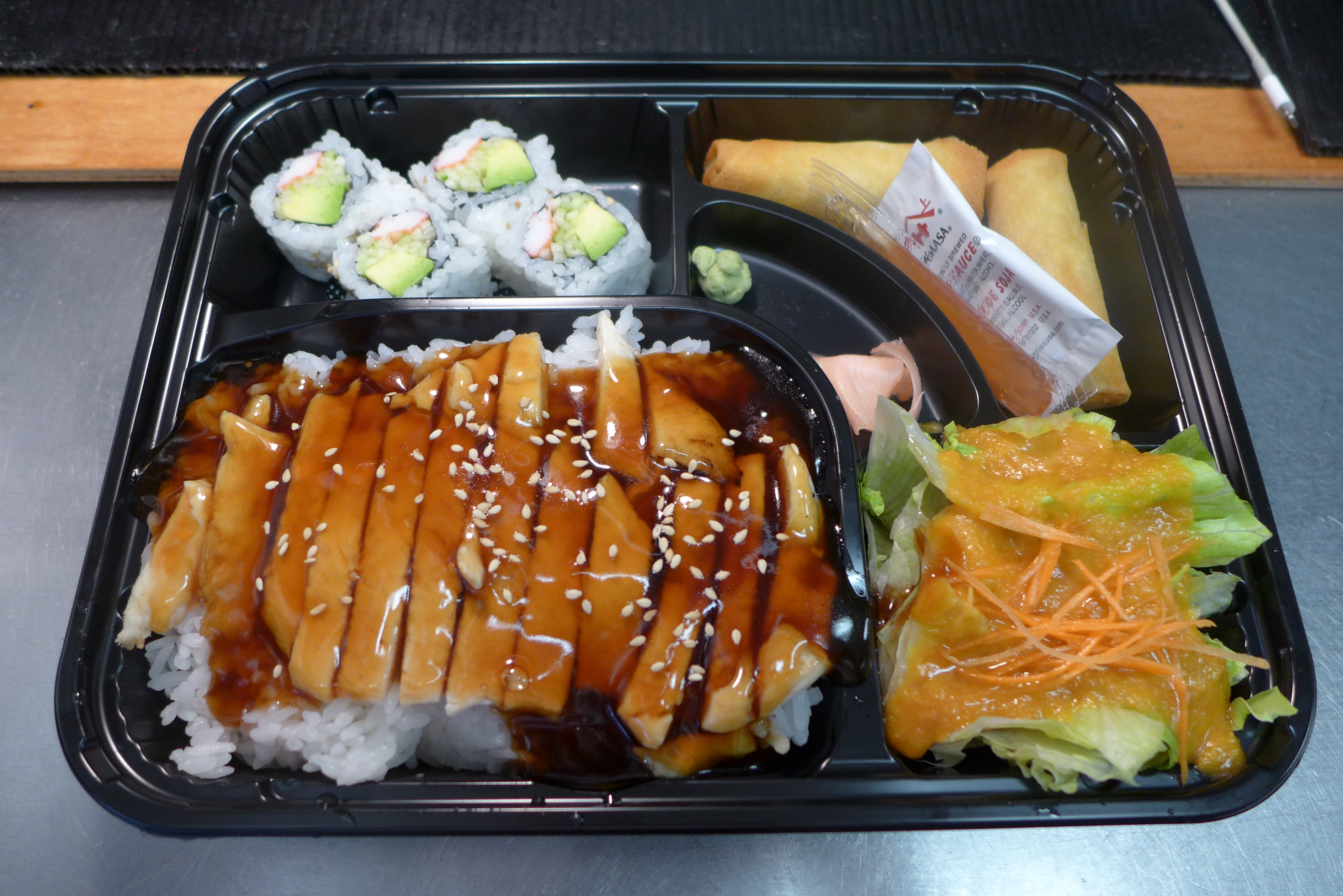 Order Lunch Chicken Teriyaki Bento food online from Tokyo Sushi store, Edison on bringmethat.com
