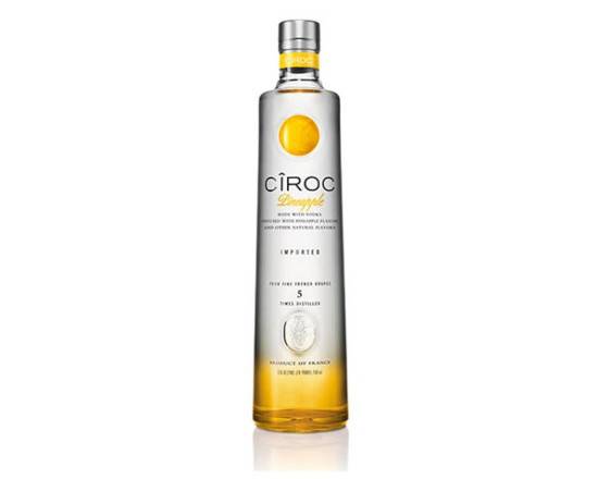 Order Ciroc Pineapple, 750mL vodka (35.0% ABV) food online from Starway Liquor store, Bell Gardens on bringmethat.com