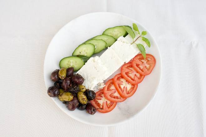 Order Greek Cheese Plate food online from Elenas Greek Armenian Cuisine store, Glendale on bringmethat.com