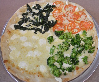 Order Vegetable Stuffed Pizza food online from Steve's Pizza store, Franklin Township on bringmethat.com