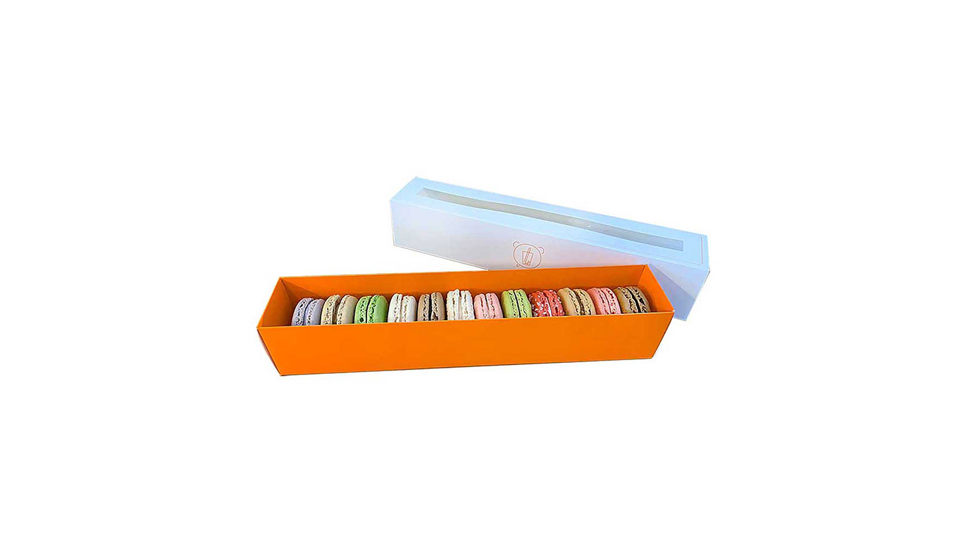 Order 12 Pieces Macaron food online from Boba Time store, Simi Valley on bringmethat.com